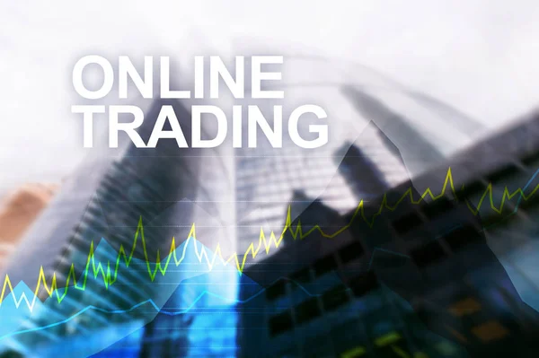 Online Trading Forex Investment Financial Market Concept — Stock Photo, Image