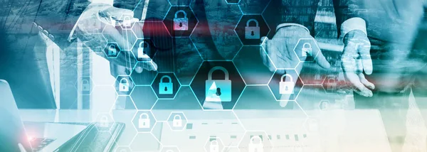 Безопасность Конфиденциальность Информации Защита Данных Защита Вирусов Шпионских Программ — стоковое фото