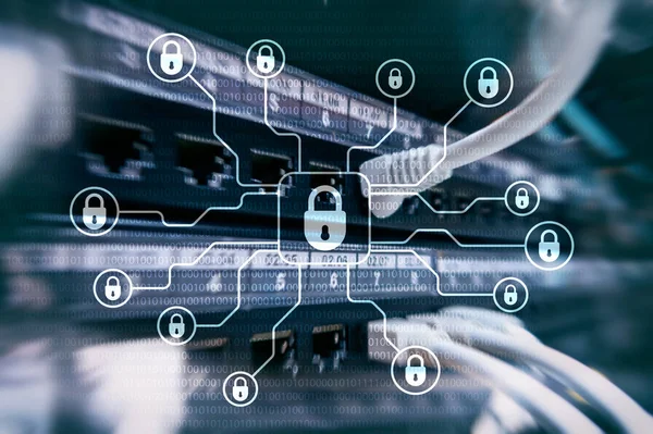 Cyber Sicherheit Datenschutz Datenschutz Internet Und Technologie Konzept — Stockfoto
