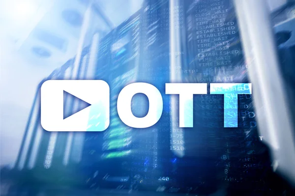 Ott Iptv Video Streaming Interneten — Stock Fotó