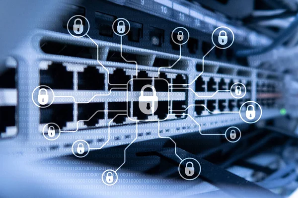 Ciberseguridad Protección Datos Privacidad Información Concepto Internet Tecnología —  Fotos de Stock