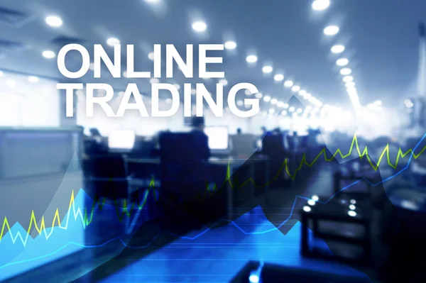 Online Συναλλαγών Forex Των Επενδύσεων Και Χρηματοοικονομική Αγορά Έννοια — Φωτογραφία Αρχείου