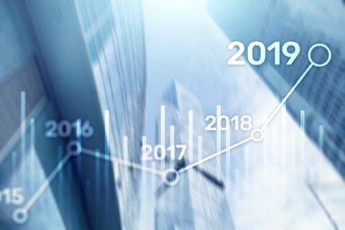 2019 için finansal büyüme planı. İş ve yatırım kavramı