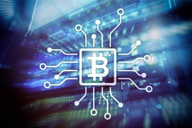 Bitcoin, sunucu Oda zemin üzerine Blockchain kavramı