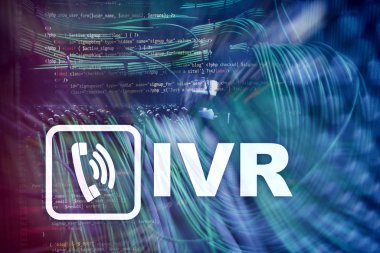 IVR Etkileşimli Ses Yanıtı İletişim Konsepti.