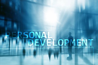 Çift Pozlama arka plan kişisel gelişim ve büyüme kavramı.