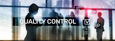 Kalite kontrol ve güvence. Standardizasyon. Garanti. Standartları. İş ve teknoloji kavramı