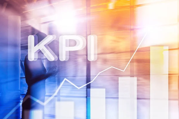 Kpi Indicador Rendimiento Clave Concepto Negocio Tecnología Exposición Múltiple Medios —  Fotos de Stock