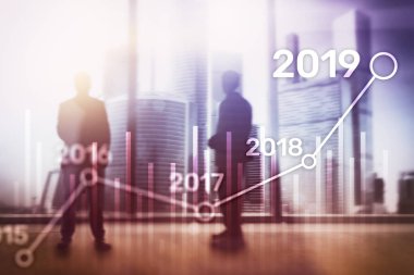 2019 için finansal büyüme planı. İş ve yatırım kavramı