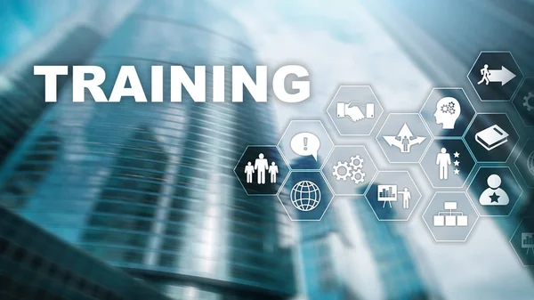 Koncepcja Szkolenia Biznesowego Szkolenie Webinar Learning Koncepcja Technologii Finansowych Komunikacji — Zdjęcie stockowe