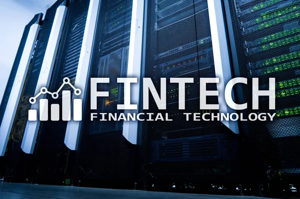 Fintech Finansiella Teknik Affärsutveckling Lösning Och Programvara — Stockfoto