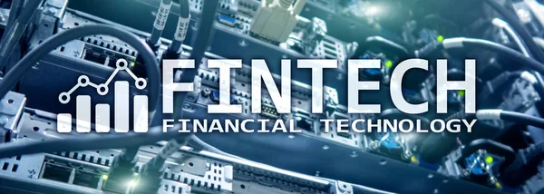 Fintech Finansiella Teknik Affärsutveckling Lösning Och Programvara — Stockfoto