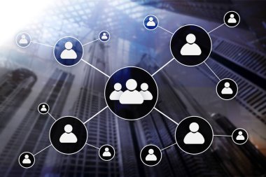 HR - insan kaynakları yönetimi kavramı bulanık iş merkezi zemin üzerine