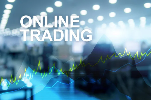 Online Συναλλαγών Forex Των Επενδύσεων Και Χρηματοοικονομική Αγορά Έννοια — Φωτογραφία Αρχείου