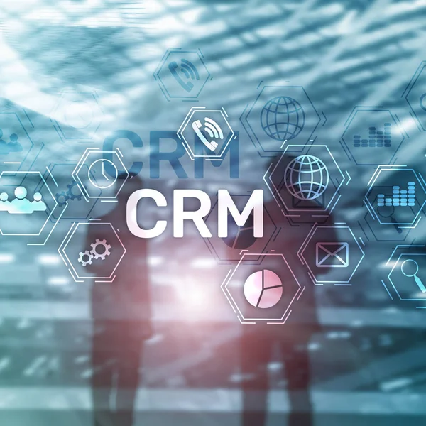 Affärskund CRM Management Analys Service Concept. Relationsförvaltning. — Stockfoto