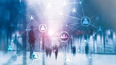 Çift pozlama insan yapısı Hr - insan kaynakları yönetimi ve işe alım kavramı ağ.