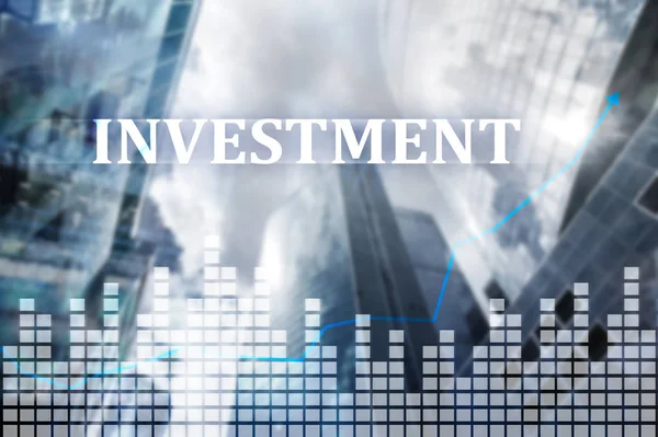 Investeringar, Roi, finansmarknaden koncept. Affärsmän — Stockfoto