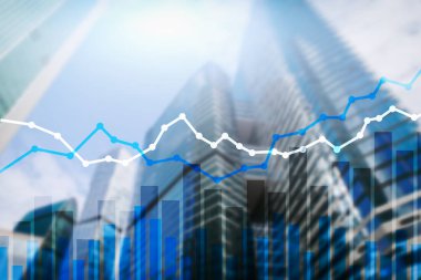 Çift Pozlama mali grafikleri ve diyagramları.