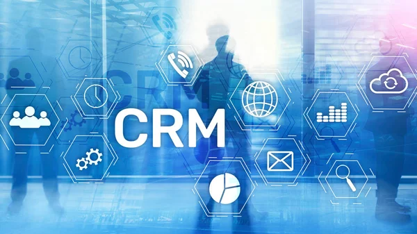 Business Customer CRM Management Analysis Service Concept. Zarządzanie relacjami. — Zdjęcie stockowe