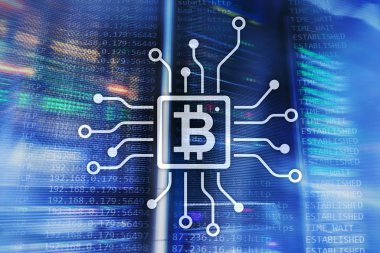 Bitcoin, sunucu Oda zemin üzerine Blockchain kavramı