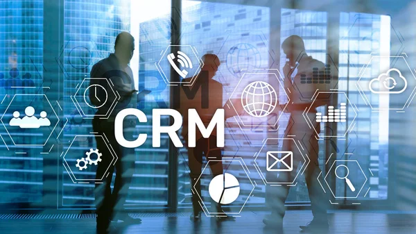 Business Customer CRM Management Analysis Service Concept. Správa vztahů. — Stock fotografie
