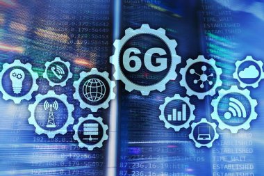 Teknoloji 6 g sistemlerinde ağ geliştirir. Telekomünikasyon kavramı.