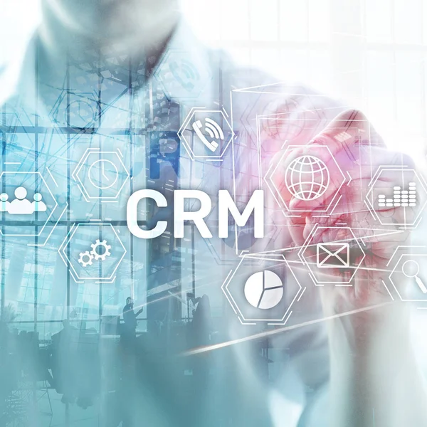 Business Customer CRM Management Analysis Service Concept. Relationship Management. — Stock Photo, Image