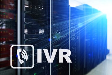 IVR etkileşimli sesli yanıt. Çağrı merkezi iş kavramı.