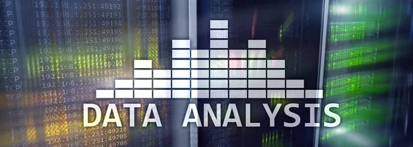 Webbplats Header tapet. Big Data-analys. Datacenter — Stockfoto