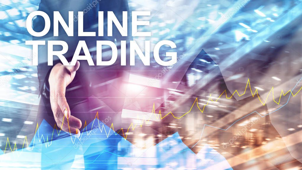 Online trading, Forex, Investment and financial market concept.