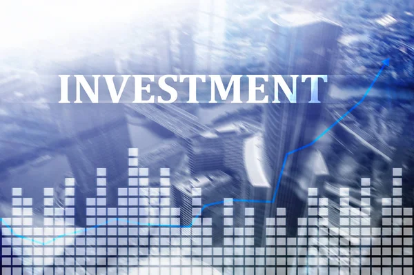 Investimento Roi Conceito Mercado Financeiro — Fotografia de Stock