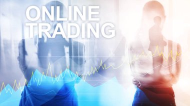 Online ticaret, Forex, yatırım ve finansal piyasa kavramı.