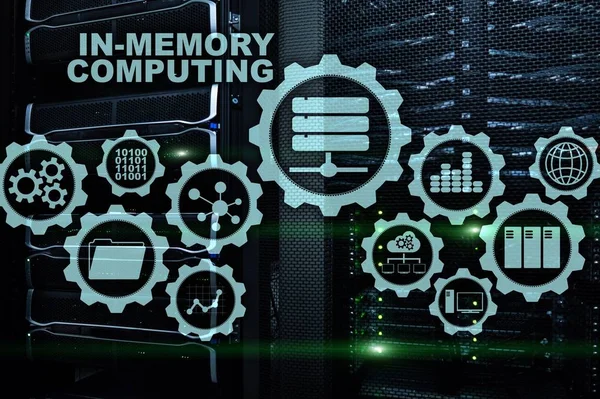 In-Memory Computing. Technology Calculations Concept. High-Performance Analytic Appliance
