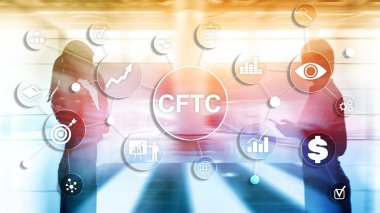 CFTC A.B.D. Emtia Geleceği Ticaret Komisyonu Finans Yönetmeliği Konsepti.