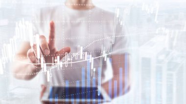 Eski ticaret, finans piyasası, iş merkezi geçmişi üzerine yatırım kavramı