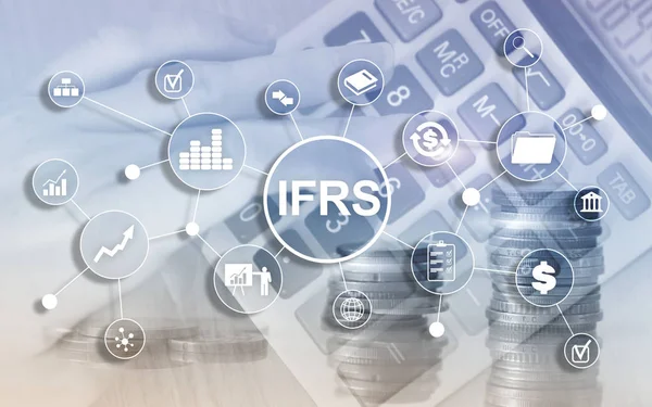 IFRS国際財務報告基準規制機器. — ストック写真