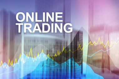 Online ticaret, Forex, yatırım ve finansal piyasa kavramı.