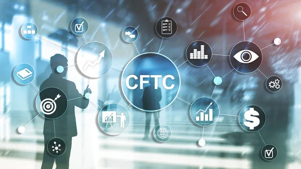 CFTC USA: s råvaruterminer handelskommissionens affärsfinansieringsreglering koncept. — Stockfoto