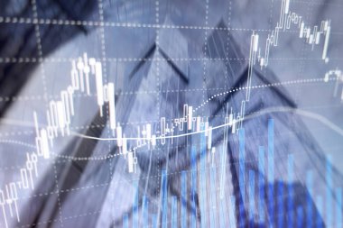 Eski ticaret, finans piyasası, iş merkezi geçmişi üzerine yatırım kavramı.