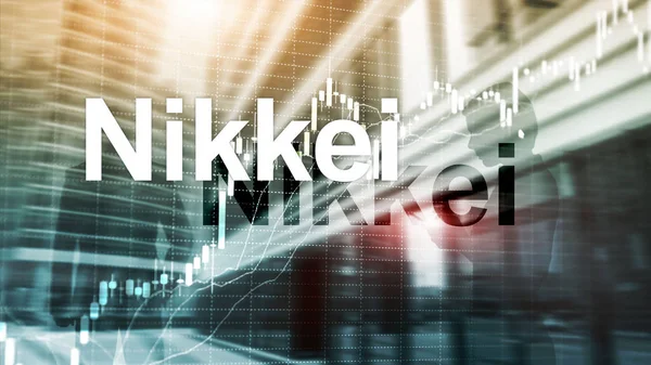 Nikkei 225 hisse ortalaması indeksi. Finansal İş Ekonomisi Konsepti.