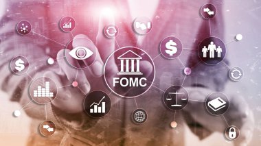 FOMC Federal Open Market Committee Government regulation Finance monitoring organisation. clipart