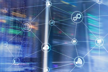 Teknoloji altyapı bulut bilgi işlem ve iletişim. Internet kavramı