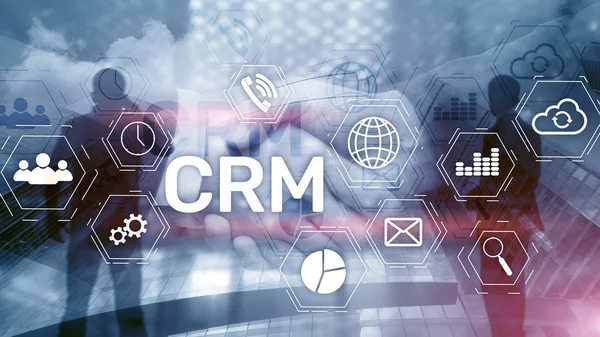 Business Client CRM Management Analysis Service Concept. Gestion des relations — Photo