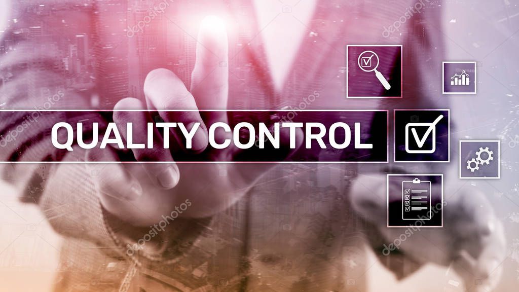 Quality control and assurance. Standardisation. Guarantee. Standards. Business and technology concept.
