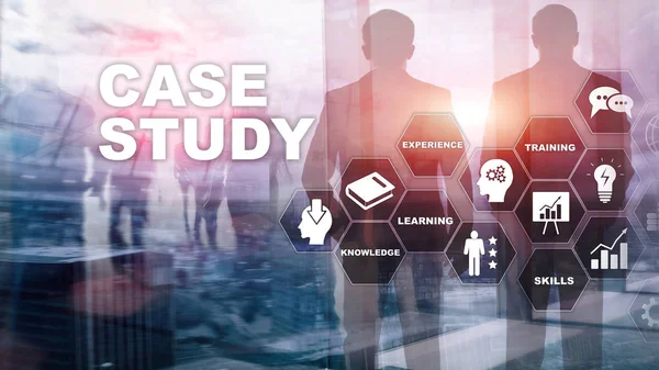 Case Study. Business, internet and tehcnology concept. — Stock Photo, Image