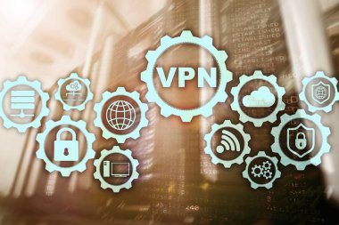 VPN bağlantısını sağlama alın. Sanal Özel Ağ veya İnternet Güvenliği Konsepti