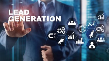 Lider Jenerasyon Analizi İş Araştırmaları Konsepti. Pazarlama Stratejisi Finans Teknolojisi.