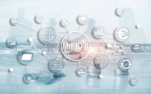 Директива о рынках финансовых инструментов. MiFID II. Концепция защиты инвесторов — стоковое фото