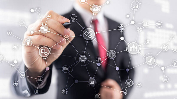 Концепция автоматизации технологических процессов на виртуальных экранах смешанных медиа.