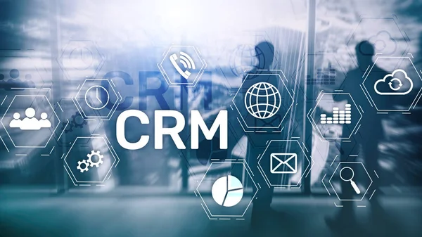 Business Customer CRM Management Analysis Service Concept (em inglês). Gestão de Relacionamento — Fotografia de Stock